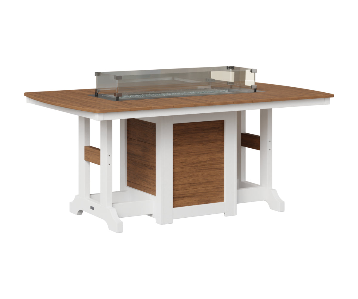 Garden Classic 44" x 72" Fire Table - Bar Height