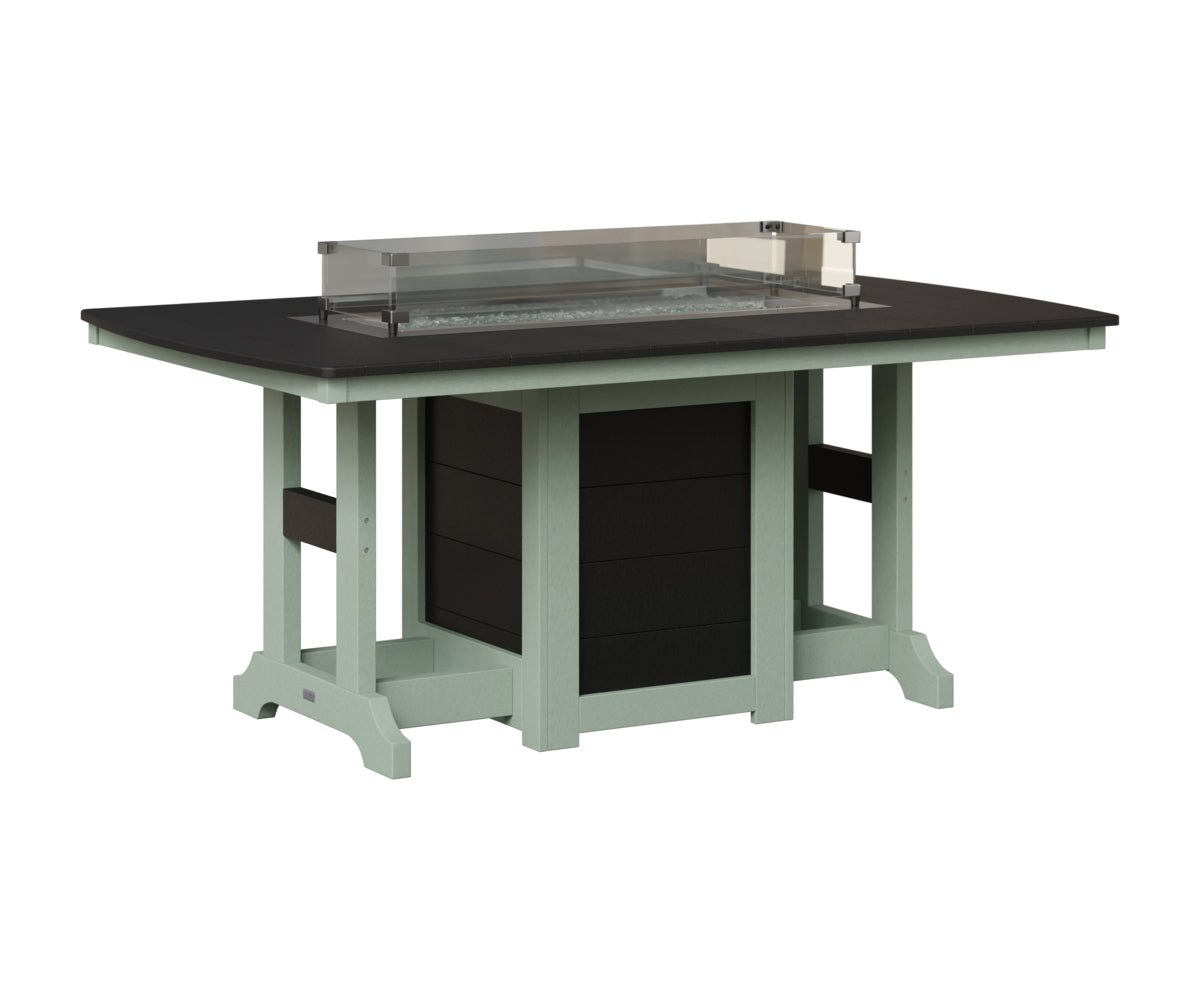 Garden Classic 44" x 72" Fire Table - Bar Height
