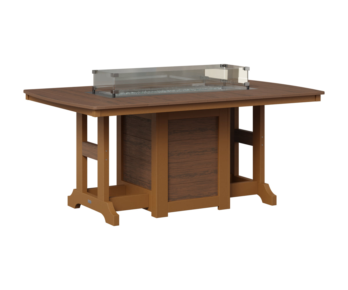 Garden Classic 44" x 72" Fire Table - Bar Height