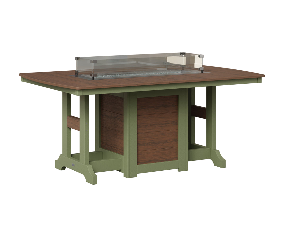 Garden Classic 44" x 72" Fire Table - Bar Height