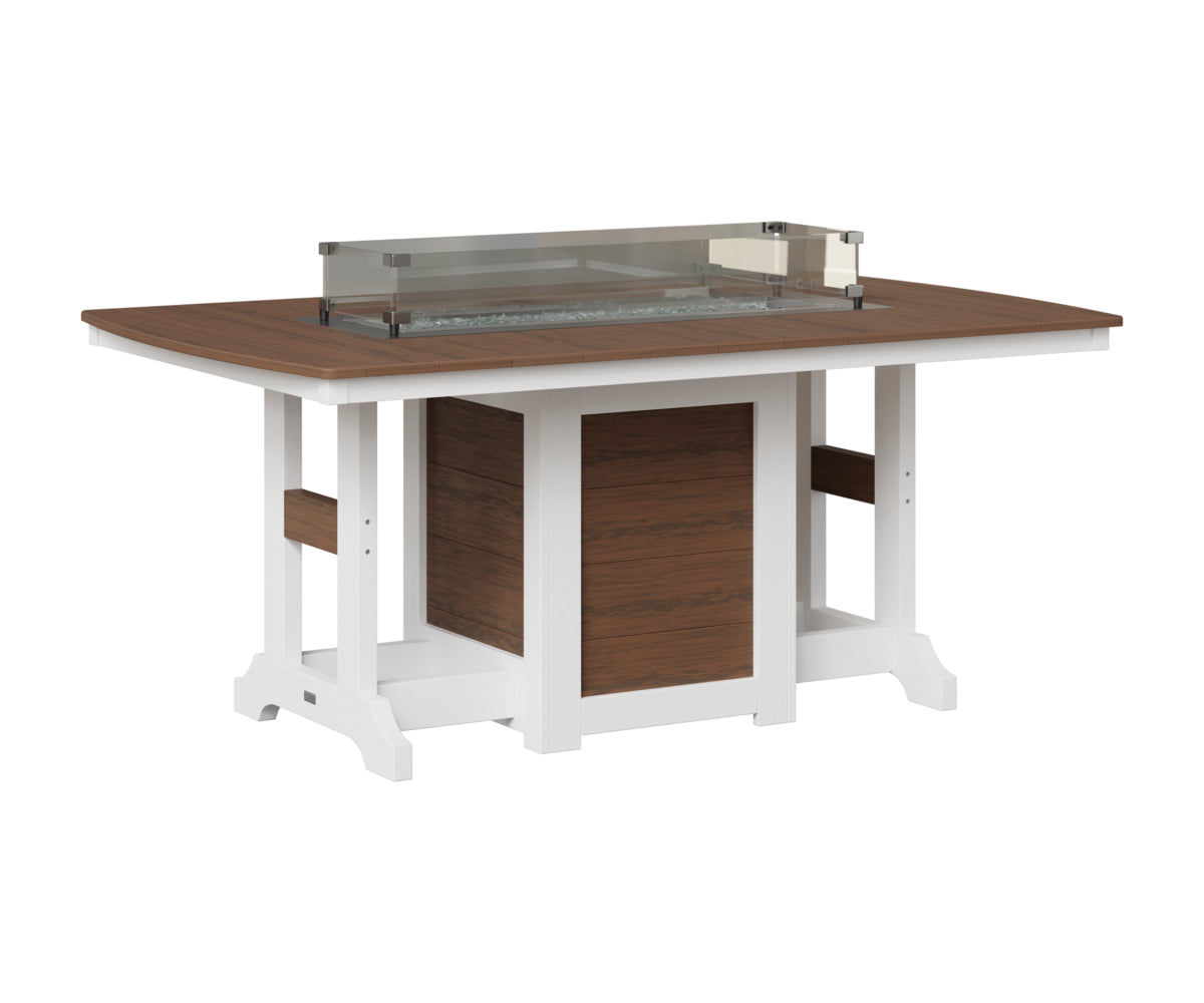 Garden Classic 44" x 72" Fire Table - Bar Height