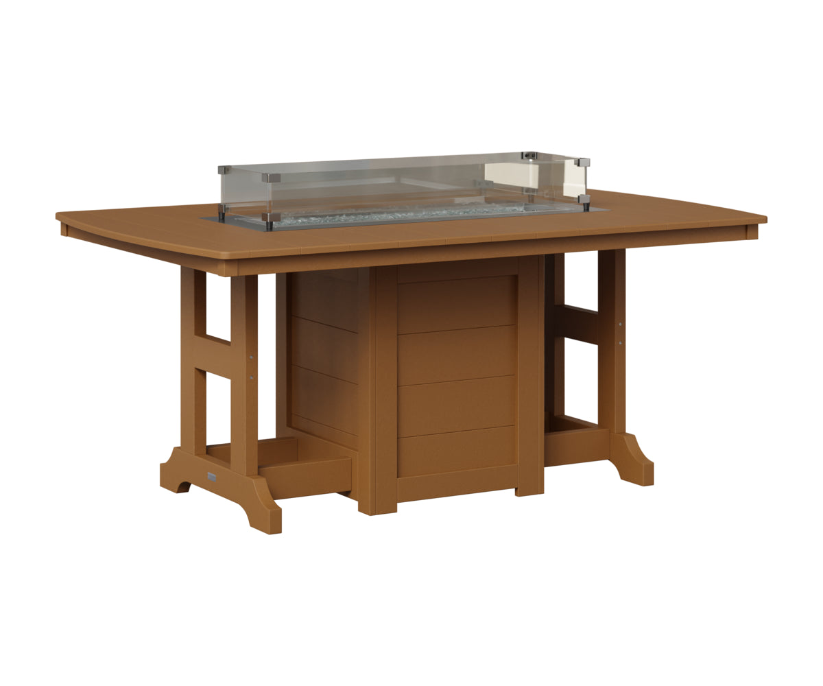 Garden Classic 44" x 72" Fire Table - Bar Height