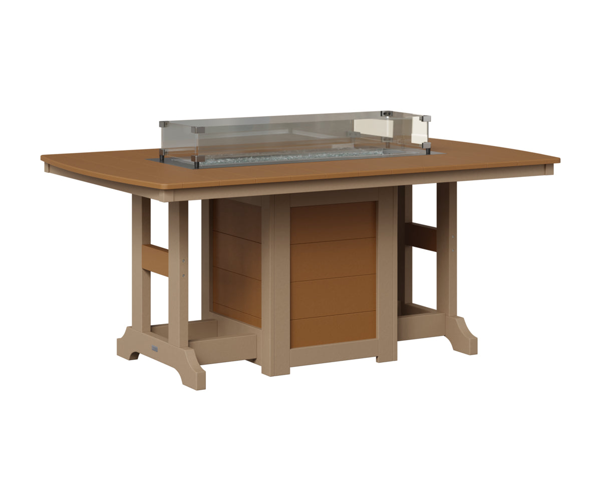Garden Classic 44" x 72" Fire Table - Bar Height