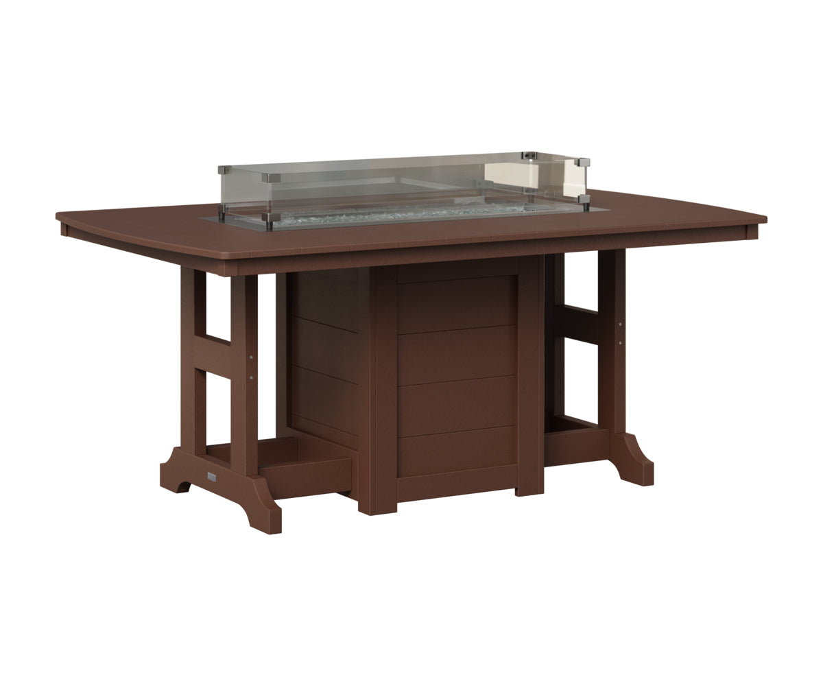 Garden Classic 44" x 72" Fire Table - Bar Height
