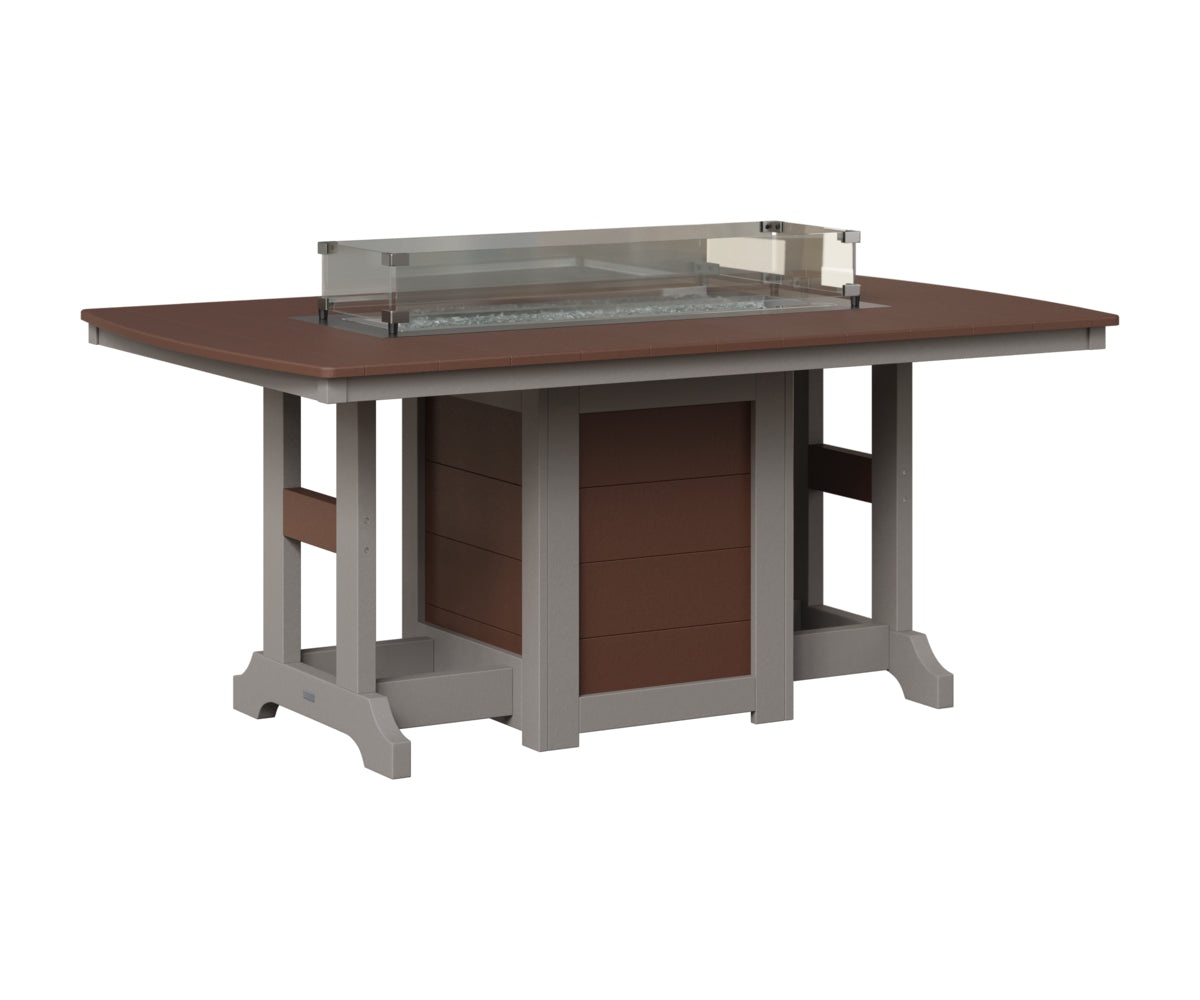 Garden Classic 44" x 72" Fire Table - Bar Height