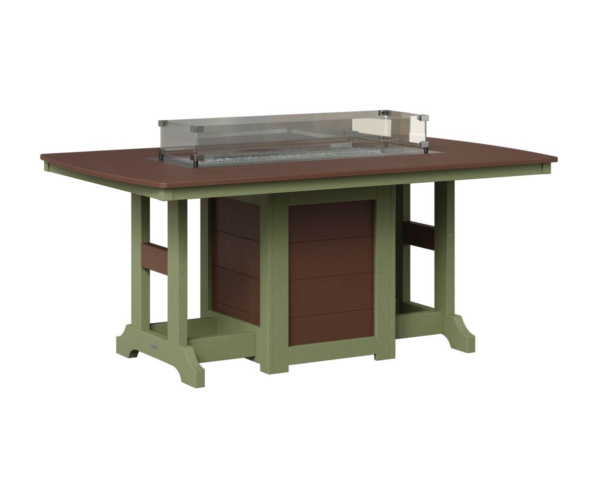 Garden Classic 44" x 72" Fire Table - Bar Height