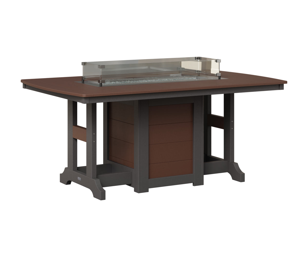 Garden Classic 44" x 72" Fire Table - Bar Height