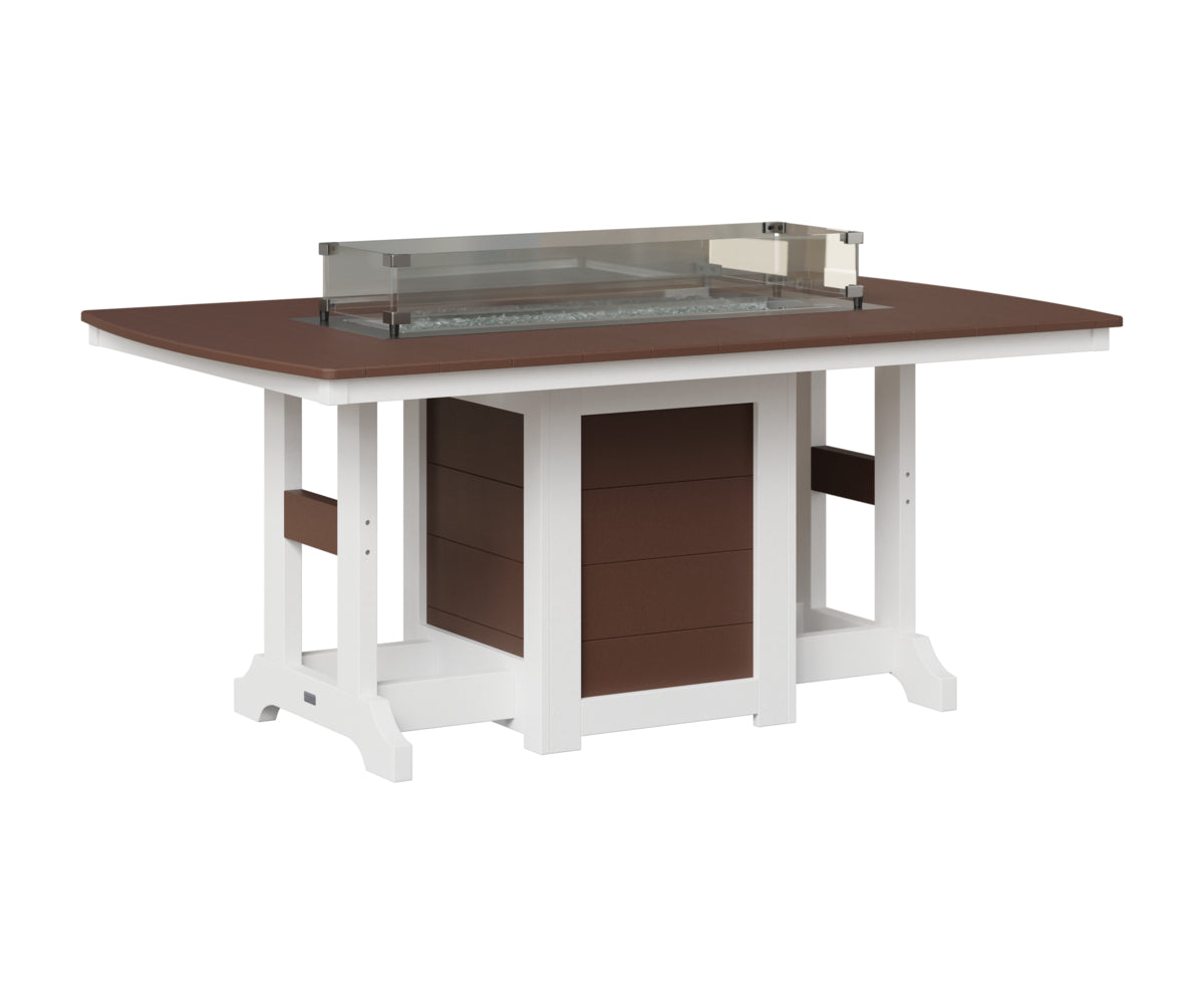 Garden Classic 44" x 72" Fire Table - Bar Height