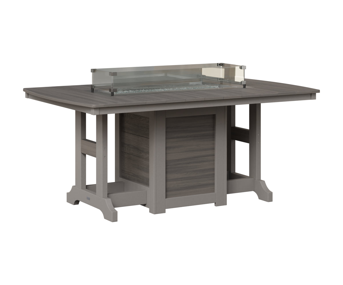 Garden Classic 44" x 72" Fire Table - Bar Height