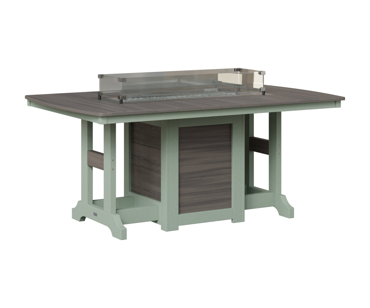 Garden Classic 44" x 72" Fire Table - Bar Height