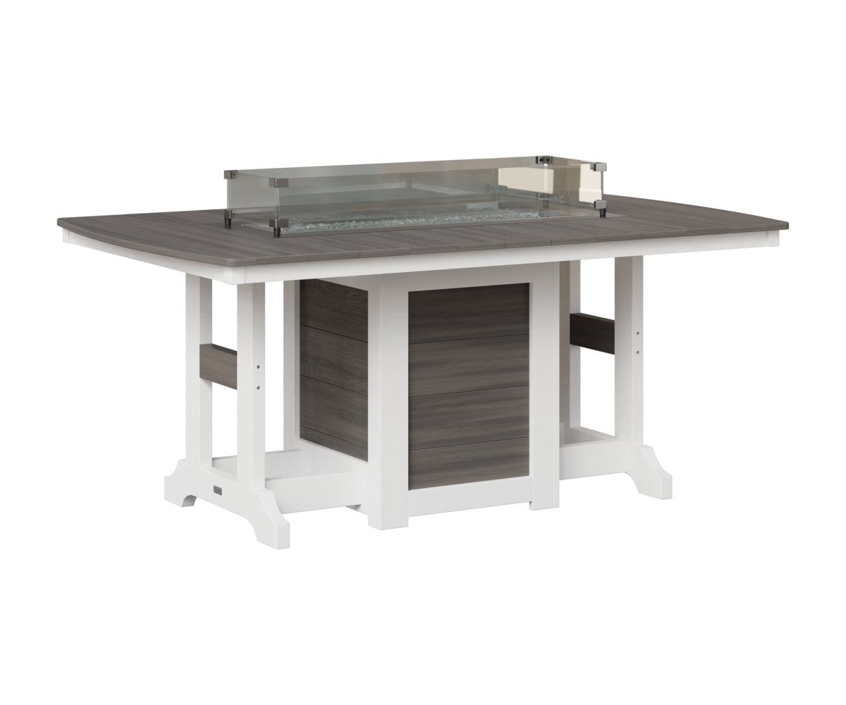 Garden Classic 44" x 72" Fire Table - Bar Height