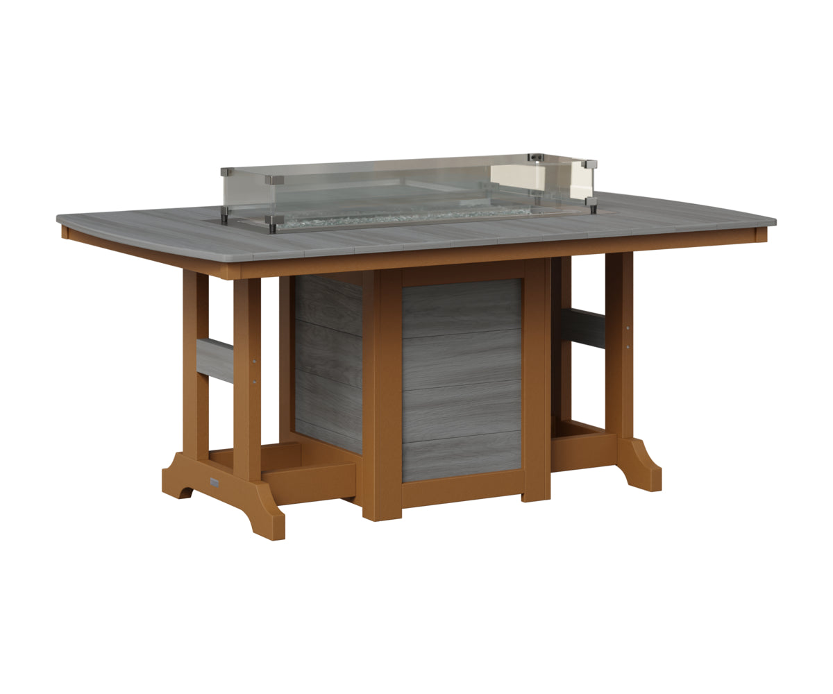 Garden Classic 44" x 72" Fire Table - Bar Height