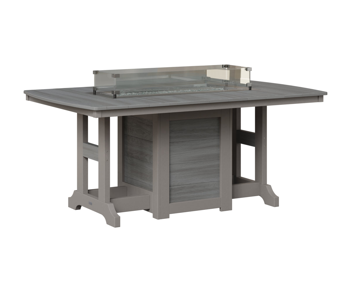 Garden Classic 44" x 72" Fire Table - Bar Height