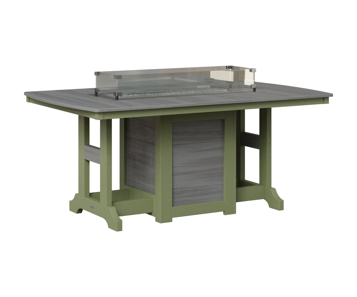 Garden Classic 44" x 72" Fire Table - Bar Height