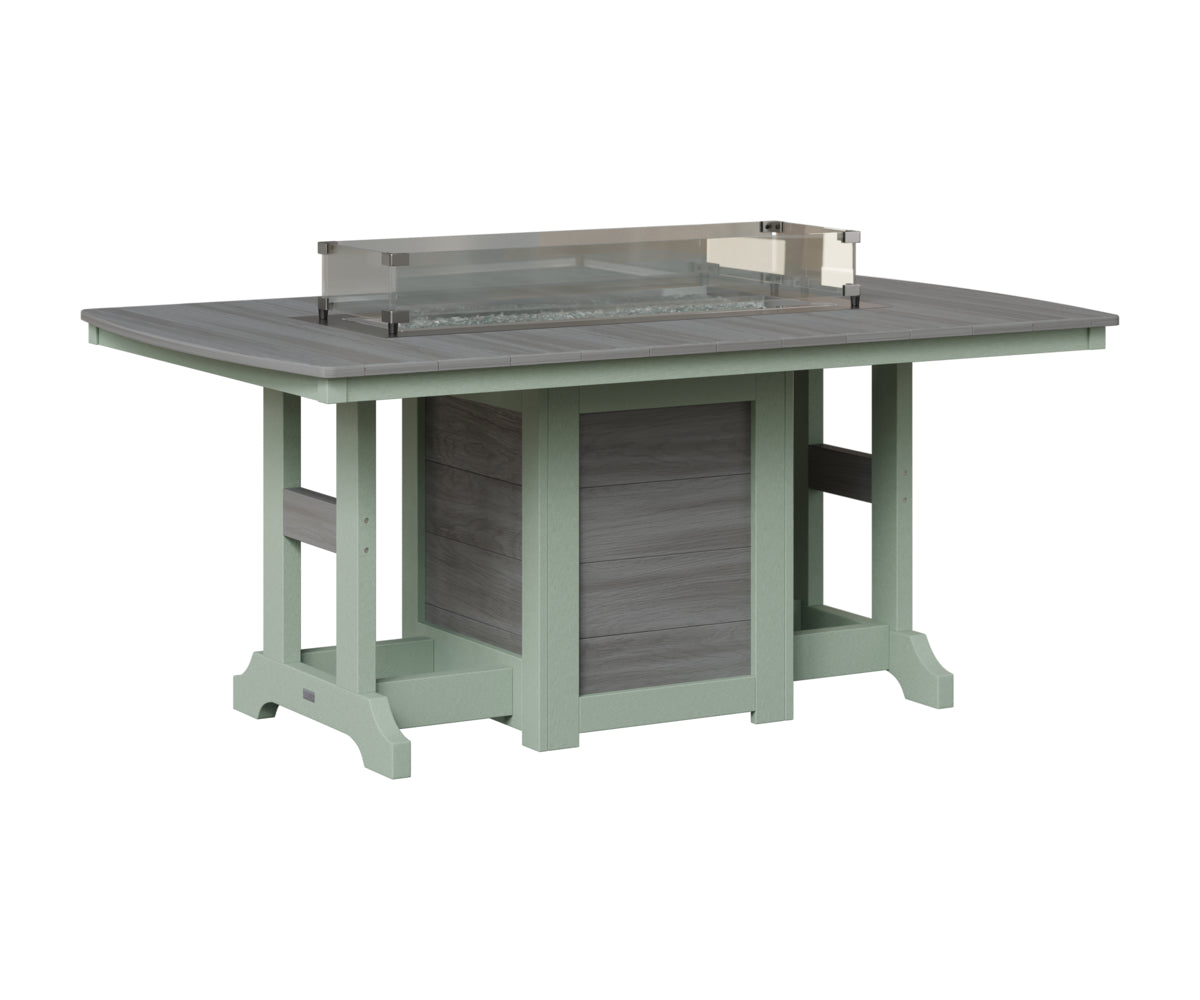 Garden Classic 44" x 72" Fire Table - Bar Height