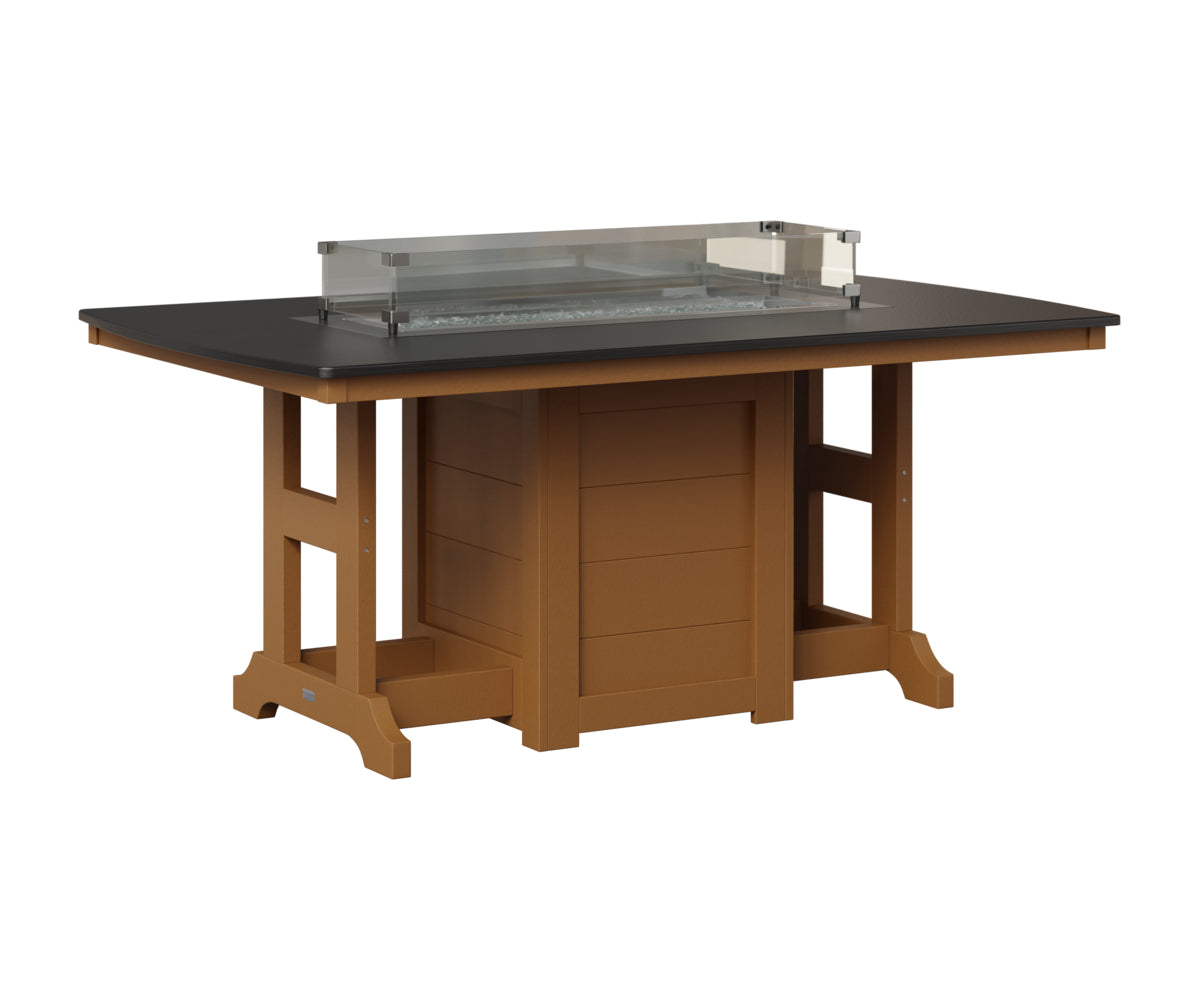 Garden Classic 44" x 72" Fire Table - Bar Height
