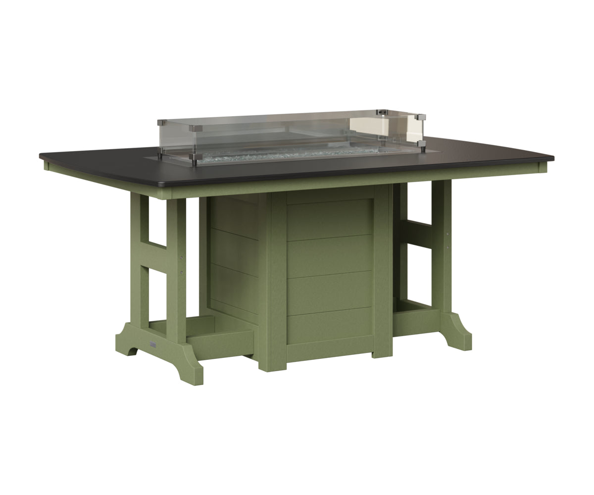 Garden Classic 44" x 72" Fire Table - Bar Height