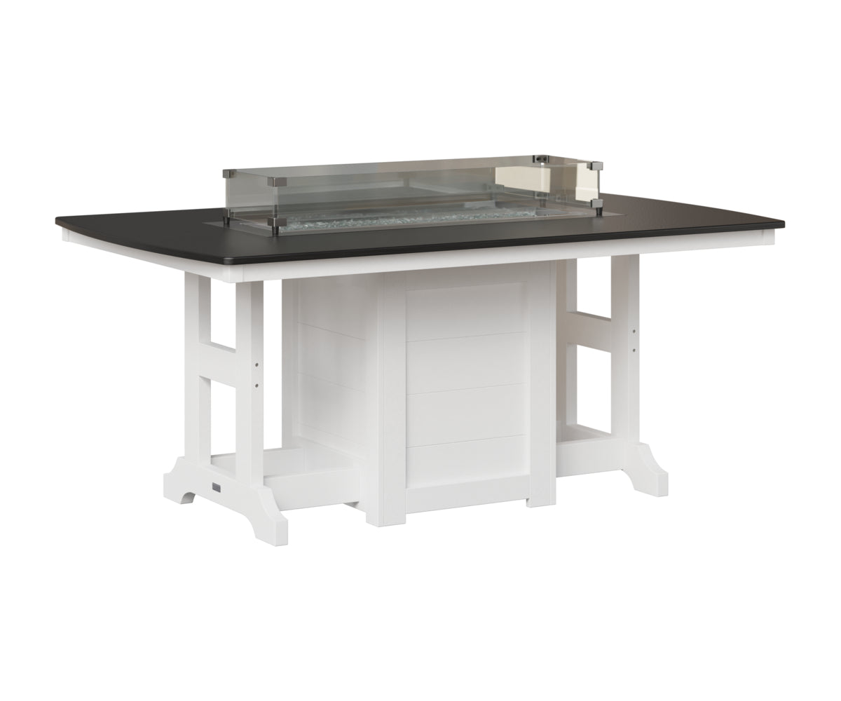 Garden Classic 44" x 72" Fire Table - Bar Height