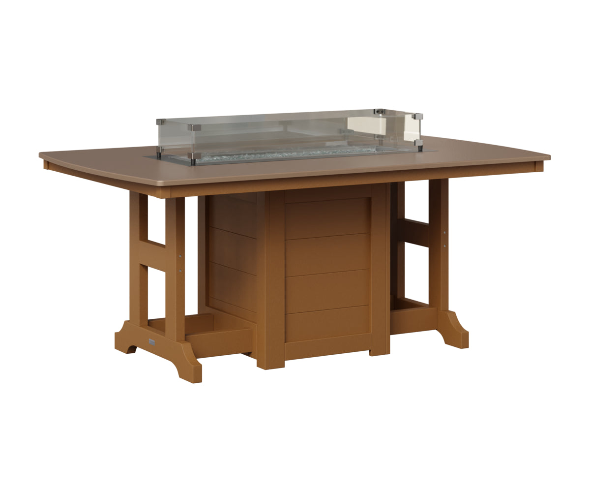 Garden Classic 44" x 72" Fire Table - Bar Height
