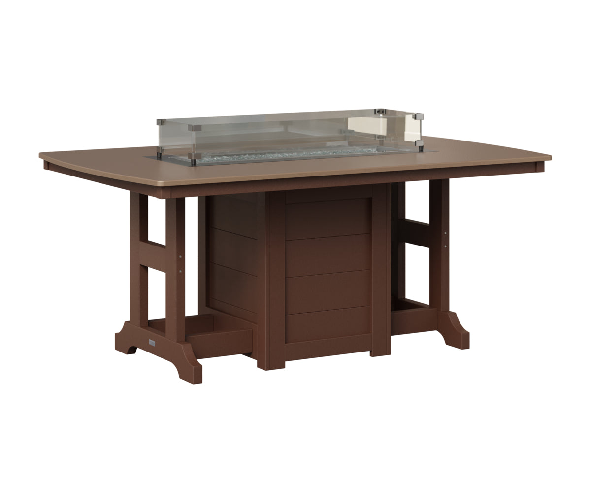 Garden Classic 44" x 72" Fire Table - Bar Height
