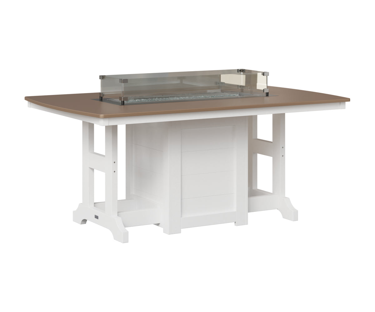 Garden Classic 44" x 72" Fire Table - Bar Height