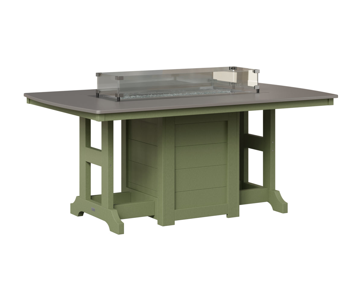 Garden Classic 44" x 72" Fire Table - Bar Height