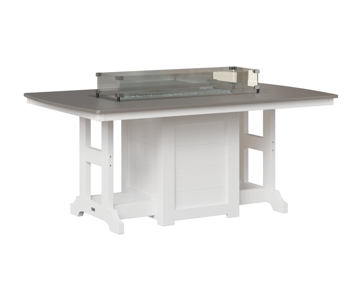 Garden Classic 44" x 72" Fire Table - Bar Height