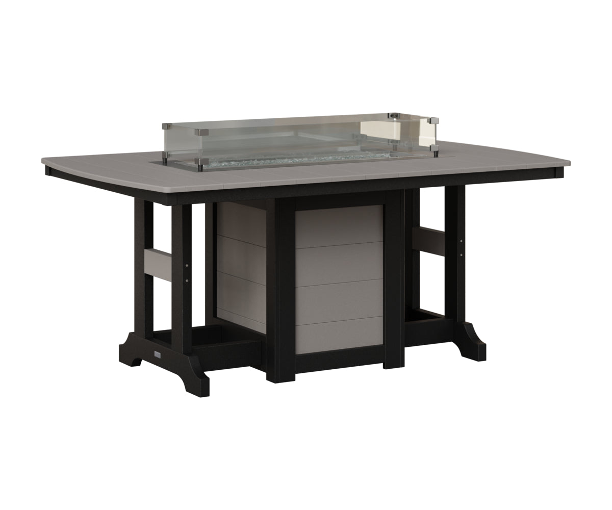 Garden Classic 44" x 72" Fire Table - Bar Height