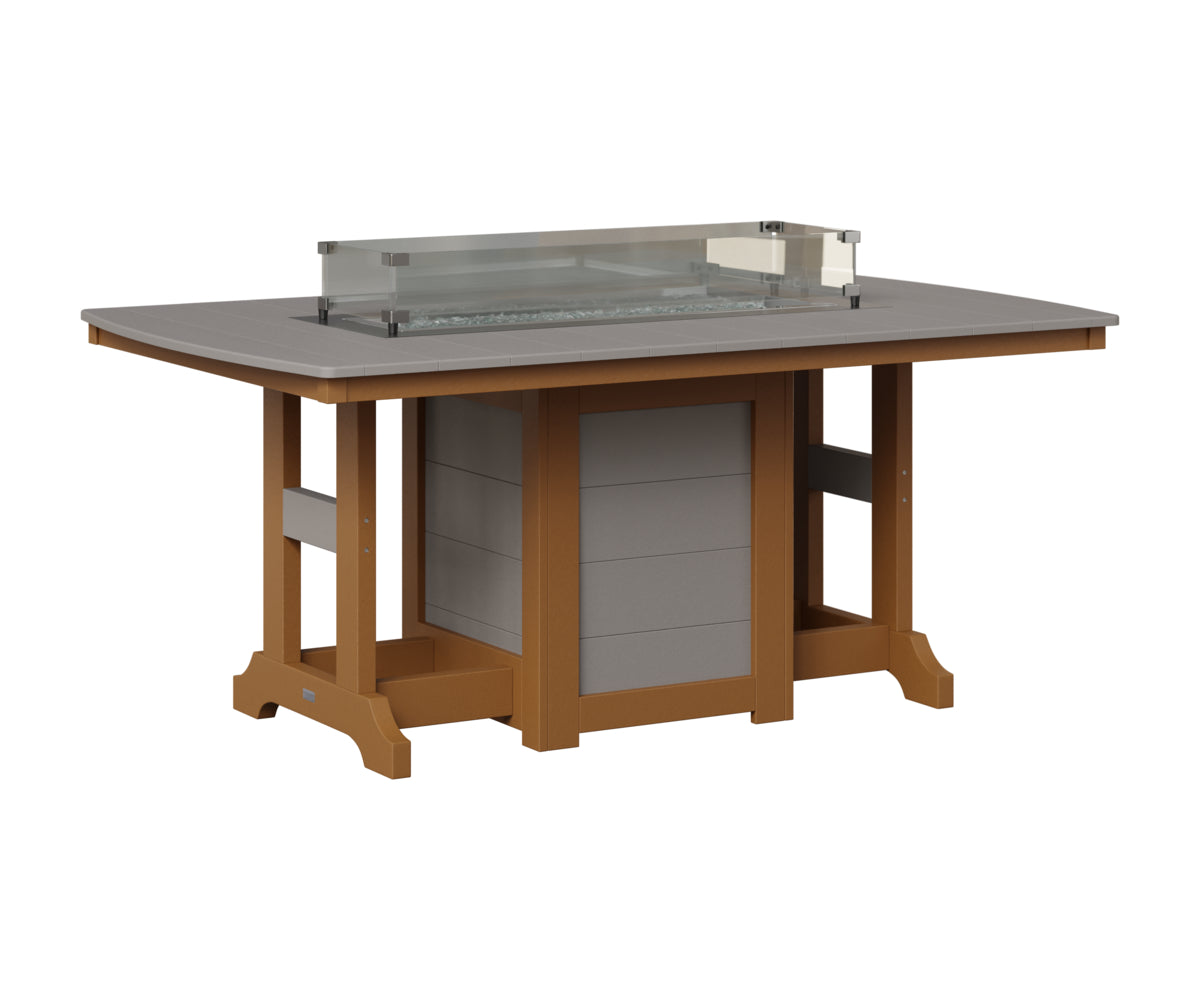 Garden Classic 44" x 72" Fire Table - Bar Height