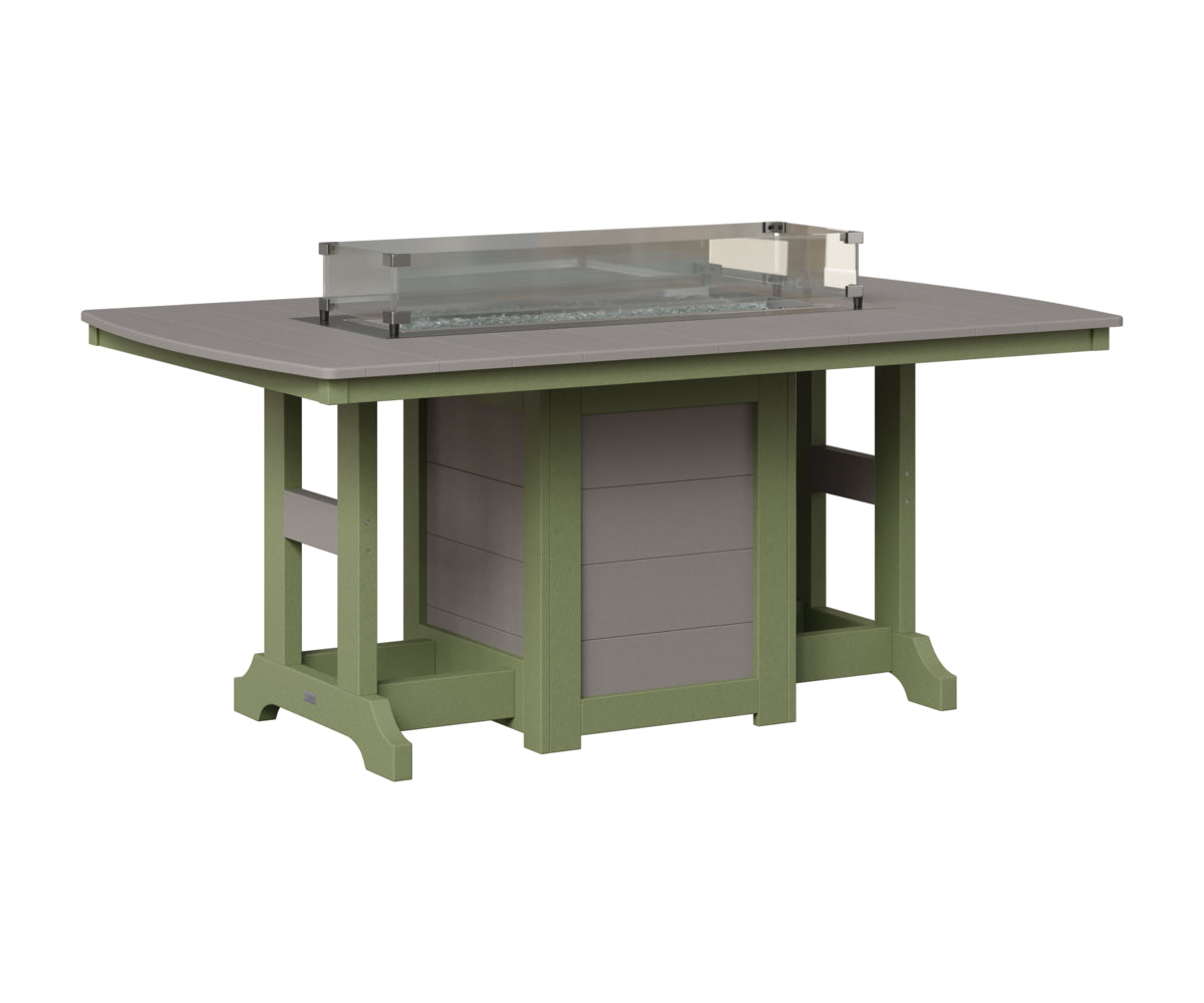 Garden Classic 44" x 72" Fire Table - Bar Height