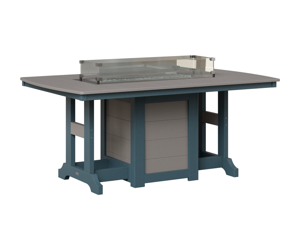 Garden Classic 44" x 72" Fire Table - Bar Height