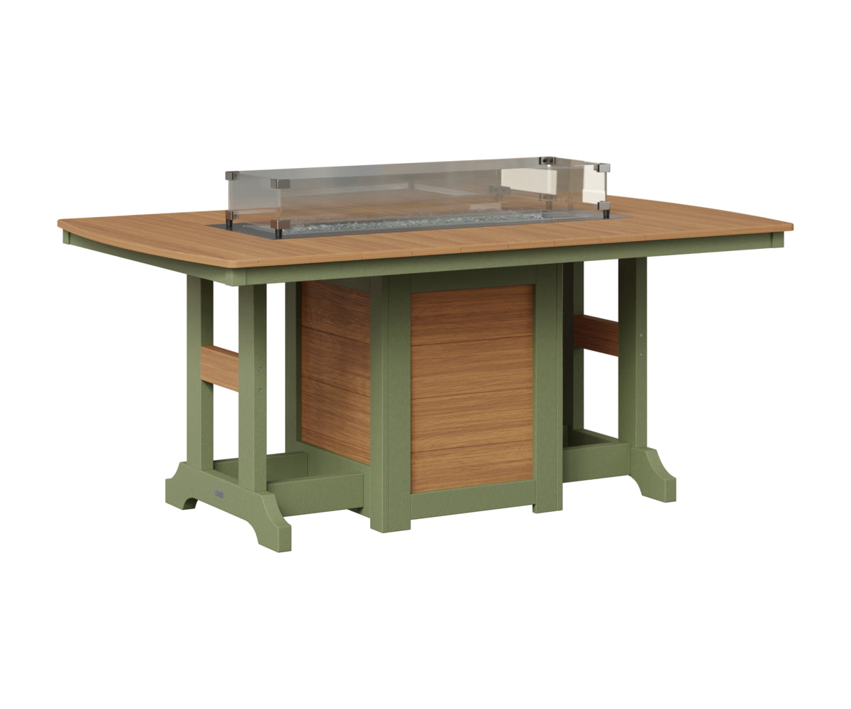 Garden Classic 44" x 72" Fire Table - Bar Height
