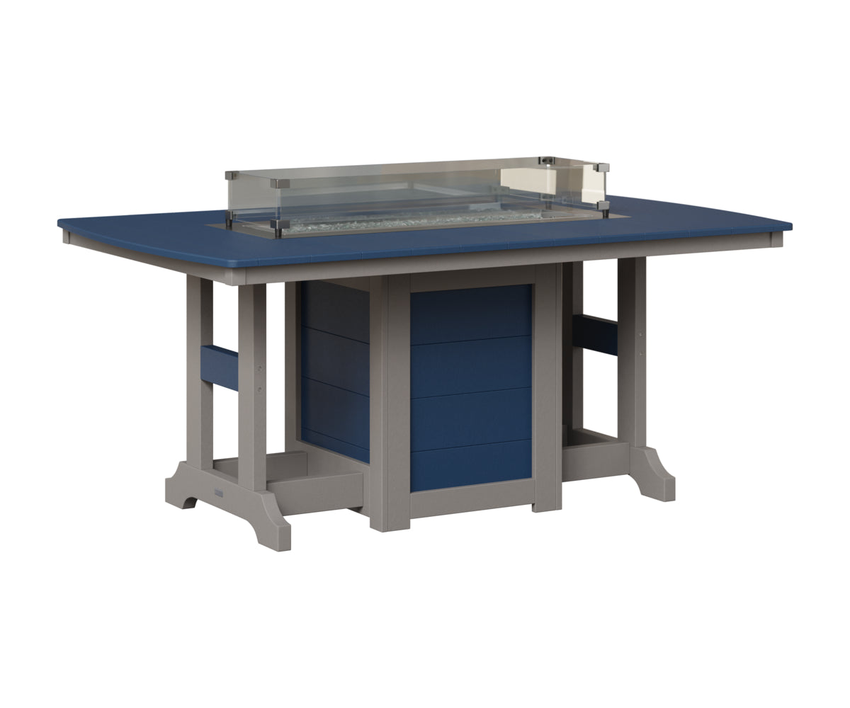 Garden Classic 44" x 72" Fire Table - Bar Height