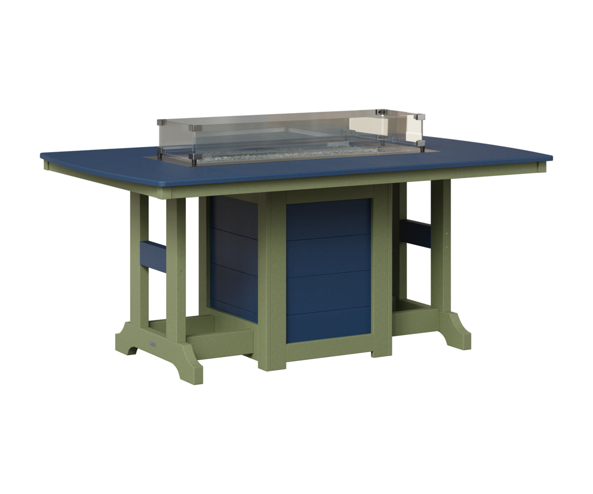 Garden Classic 44" x 72" Fire Table - Bar Height