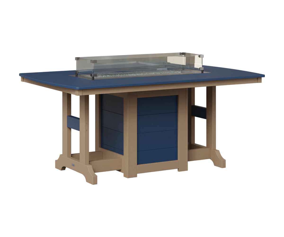 Garden Classic 44" x 72" Fire Table - Bar Height