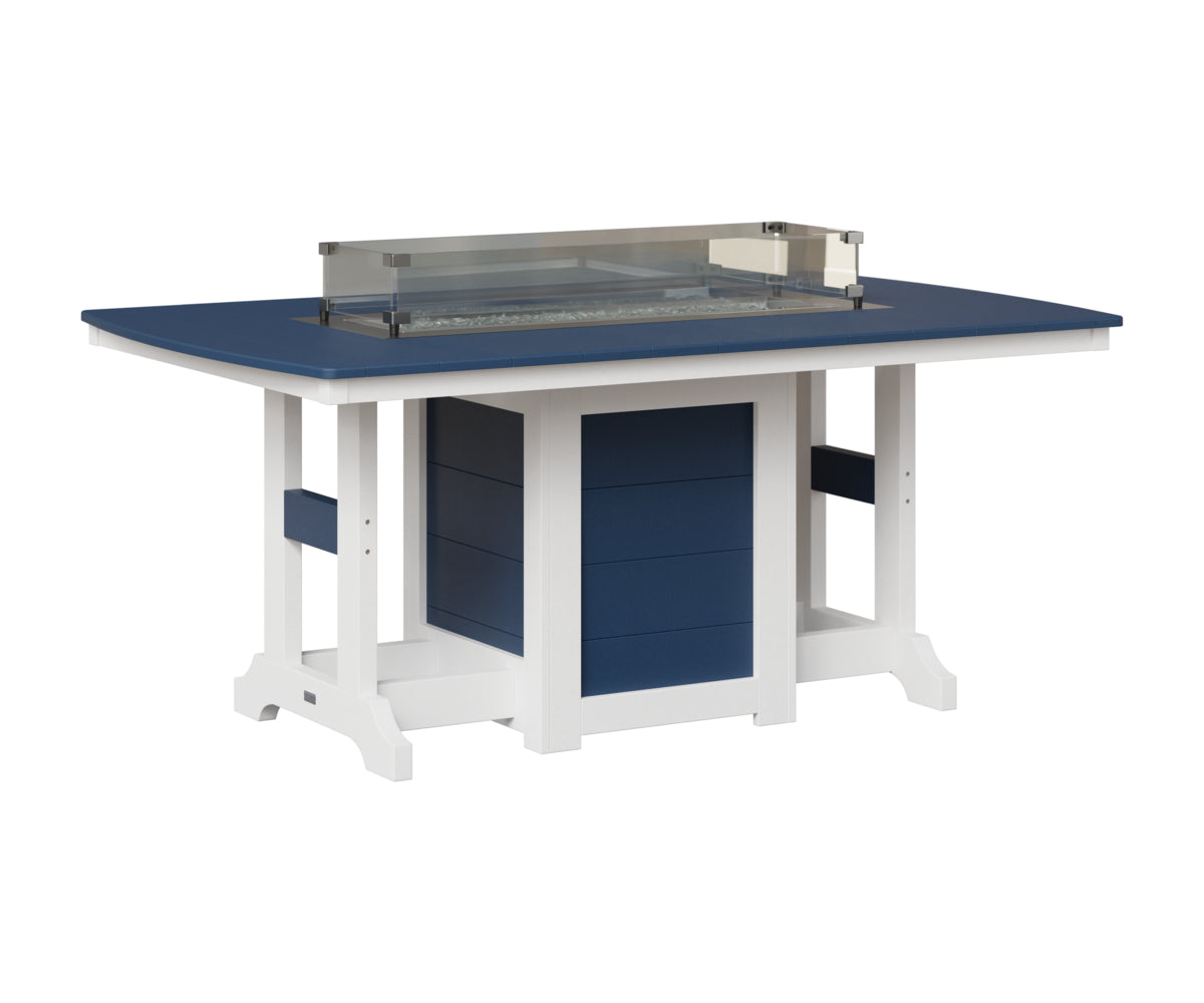 Garden Classic 44" x 72" Fire Table - Bar Height