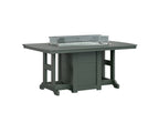 Garden Classic 44X72 Rectangle Dining Fire Table Rockwood Outdoor Furniture Green 