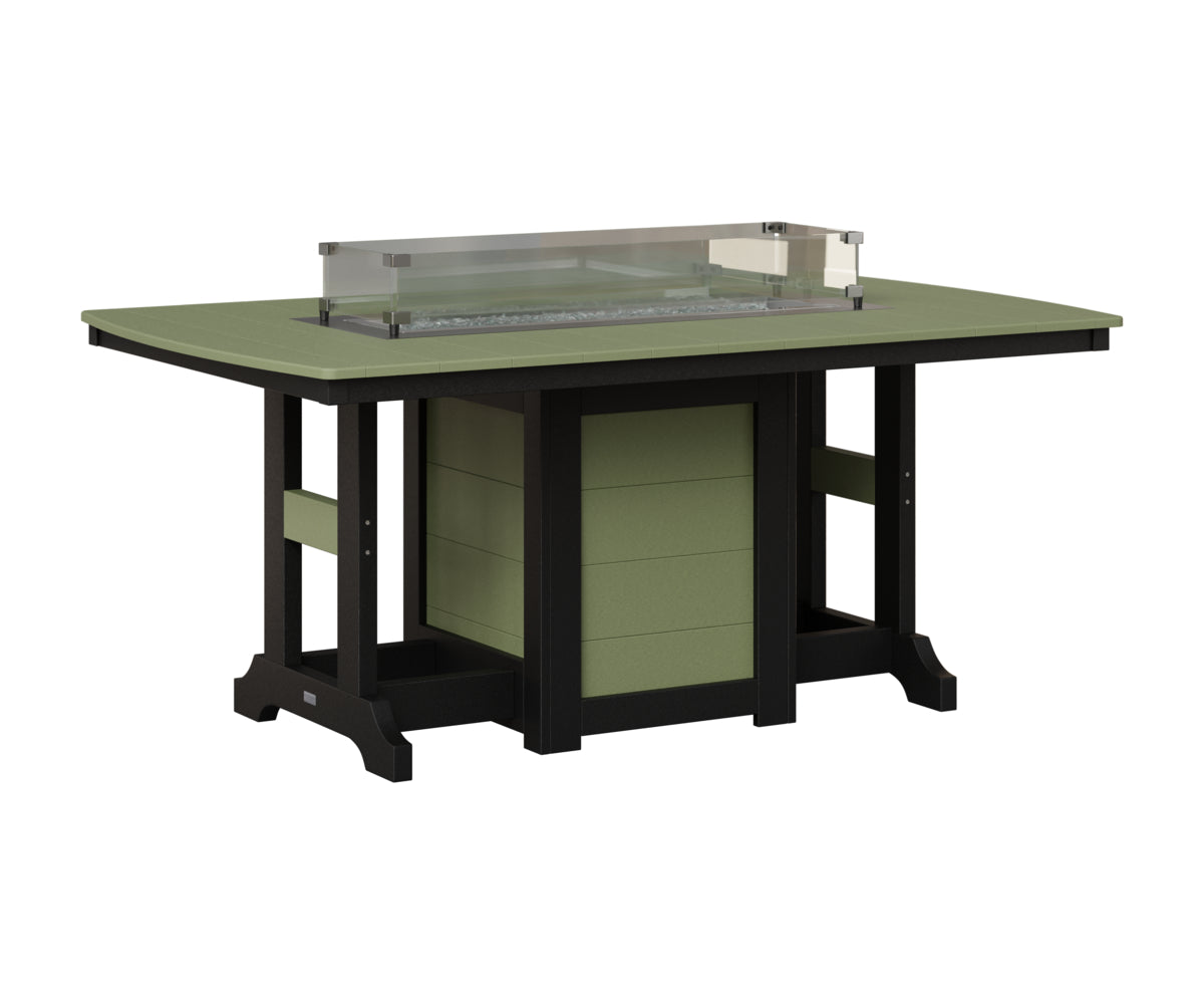 Garden Classic 44" x 72" Fire Table - Bar Height