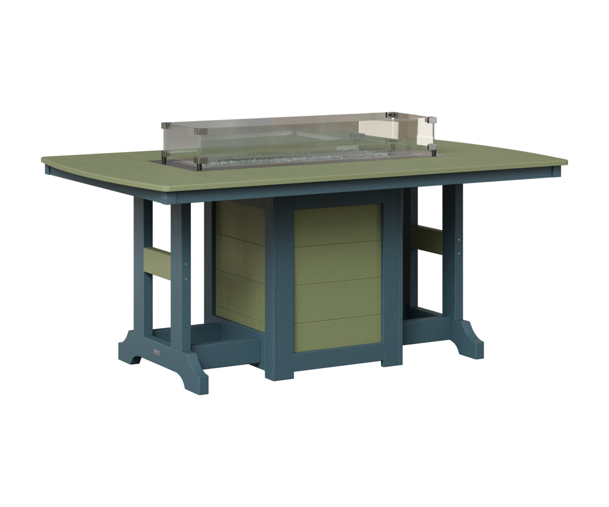 Garden Classic 44" x 72" Fire Table - Bar Height