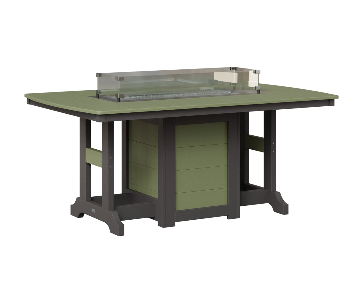 Garden Classic 44" x 72" Fire Table - Bar Height