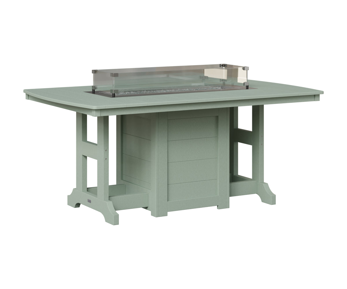 Garden Classic 44" x 72" Fire Table - Bar Height