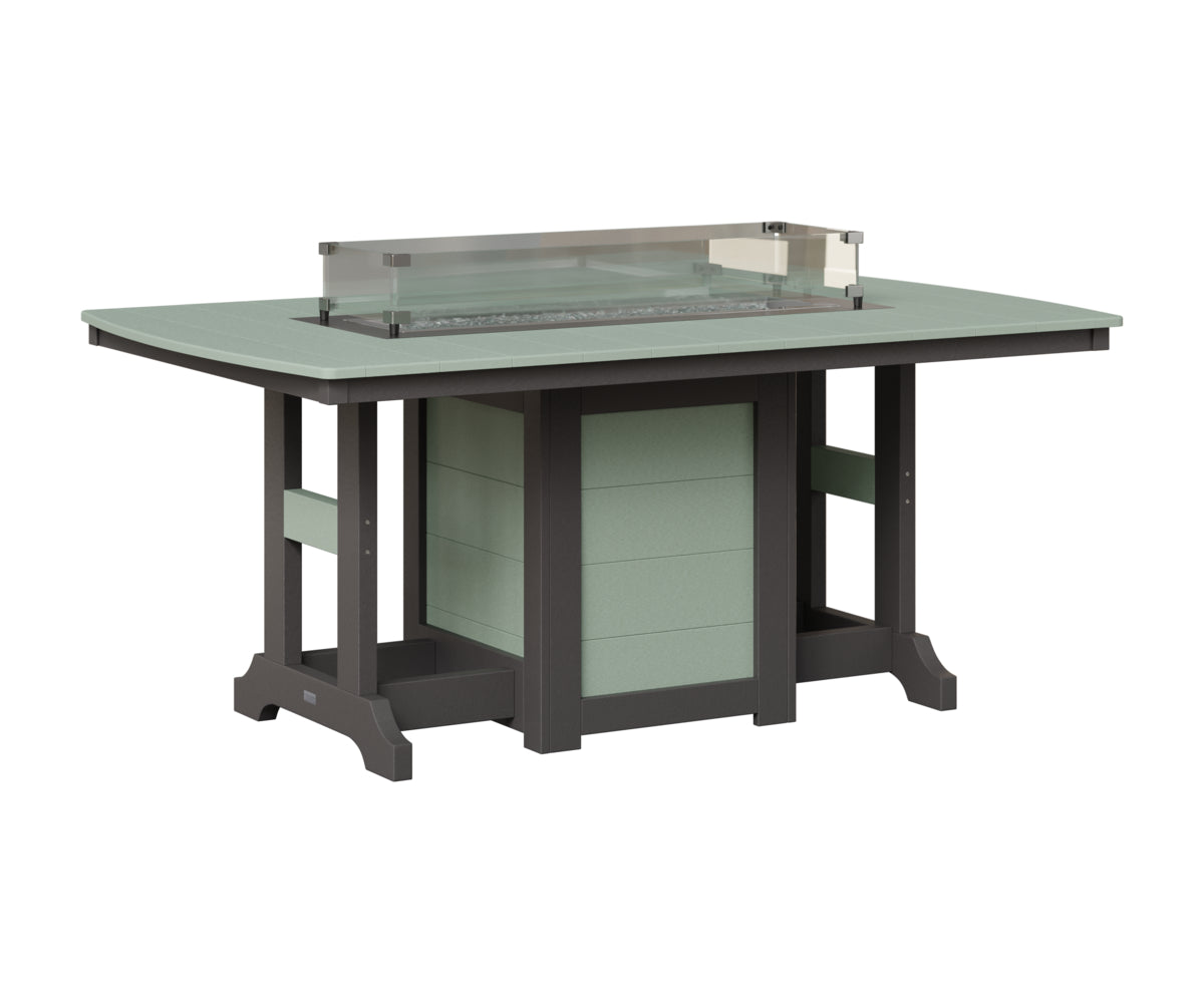 Garden Classic 44" x 72" Fire Table - Bar Height