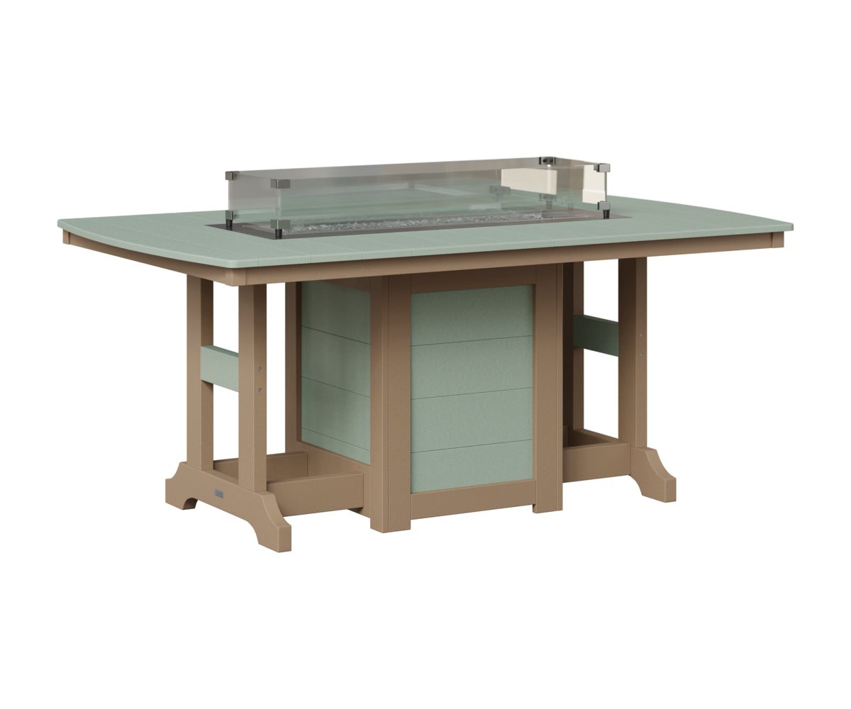 Garden Classic 44" x 72" Fire Table - Bar Height