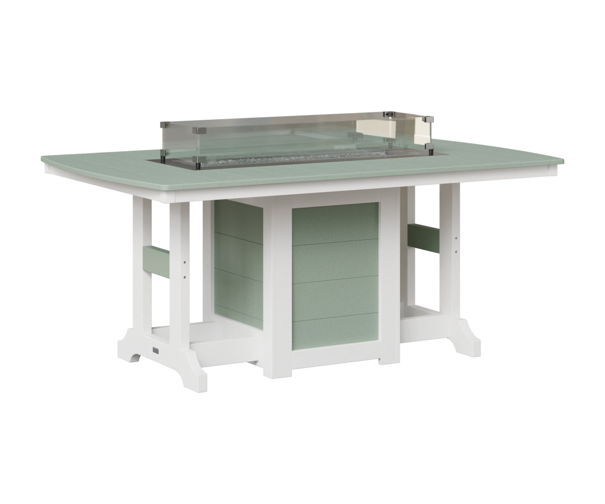 Garden Classic 44" x 72" Fire Table - Bar Height