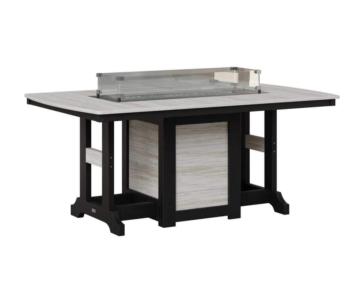 Garden Classic 44" x 72" Fire Table - Bar Height