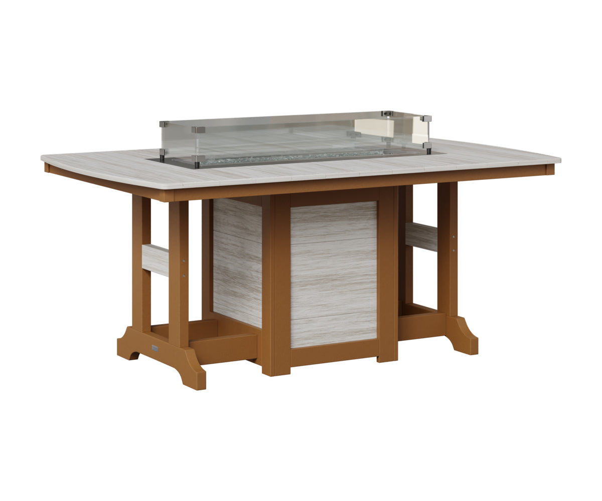 Garden Classic 44" x 72" Fire Table - Bar Height