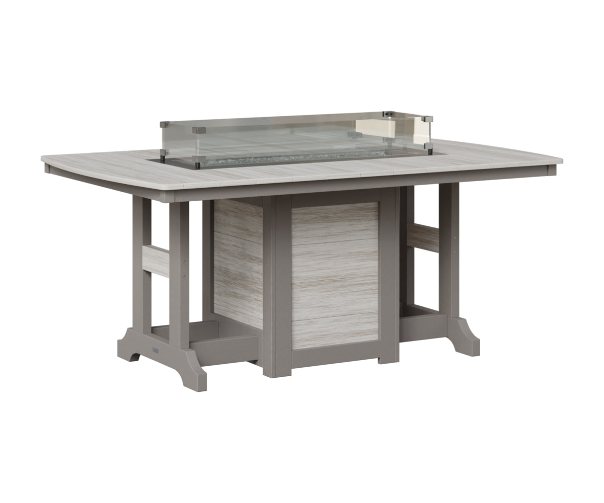 Garden Classic 44" x 72" Fire Table - Bar Height