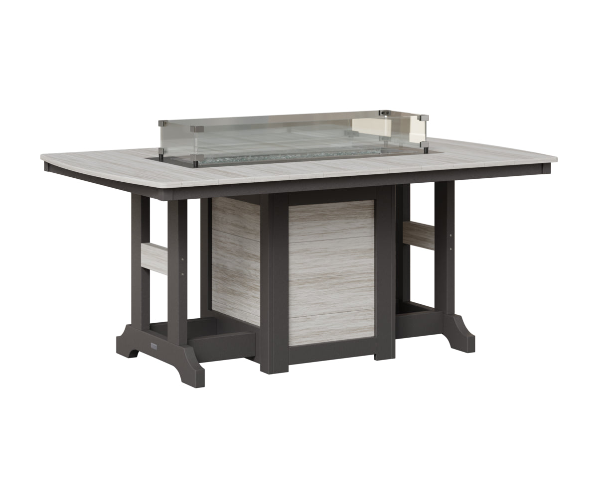 Garden Classic 44" x 72" Fire Table - Bar Height