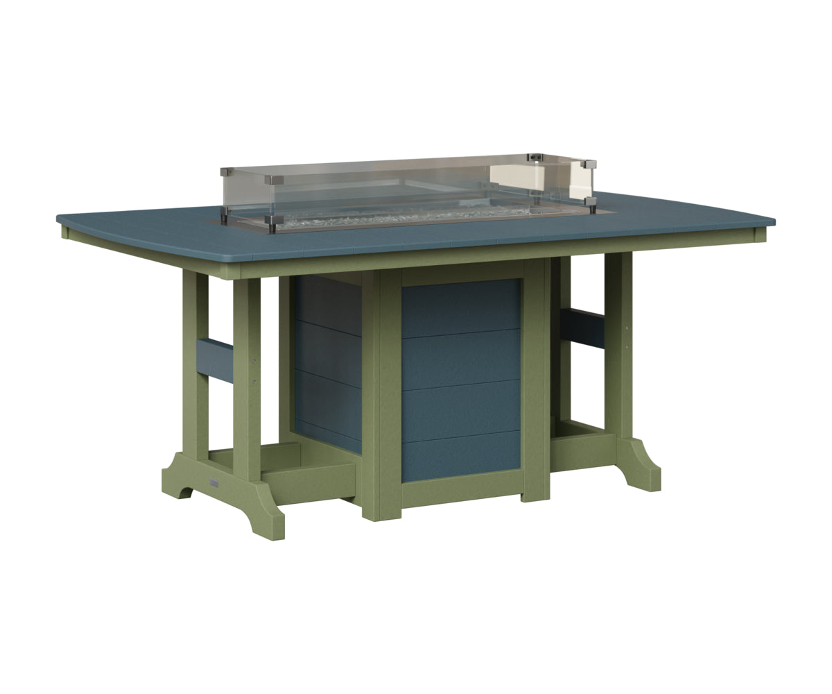 Garden Classic 44" x 72" Fire Table - Bar Height