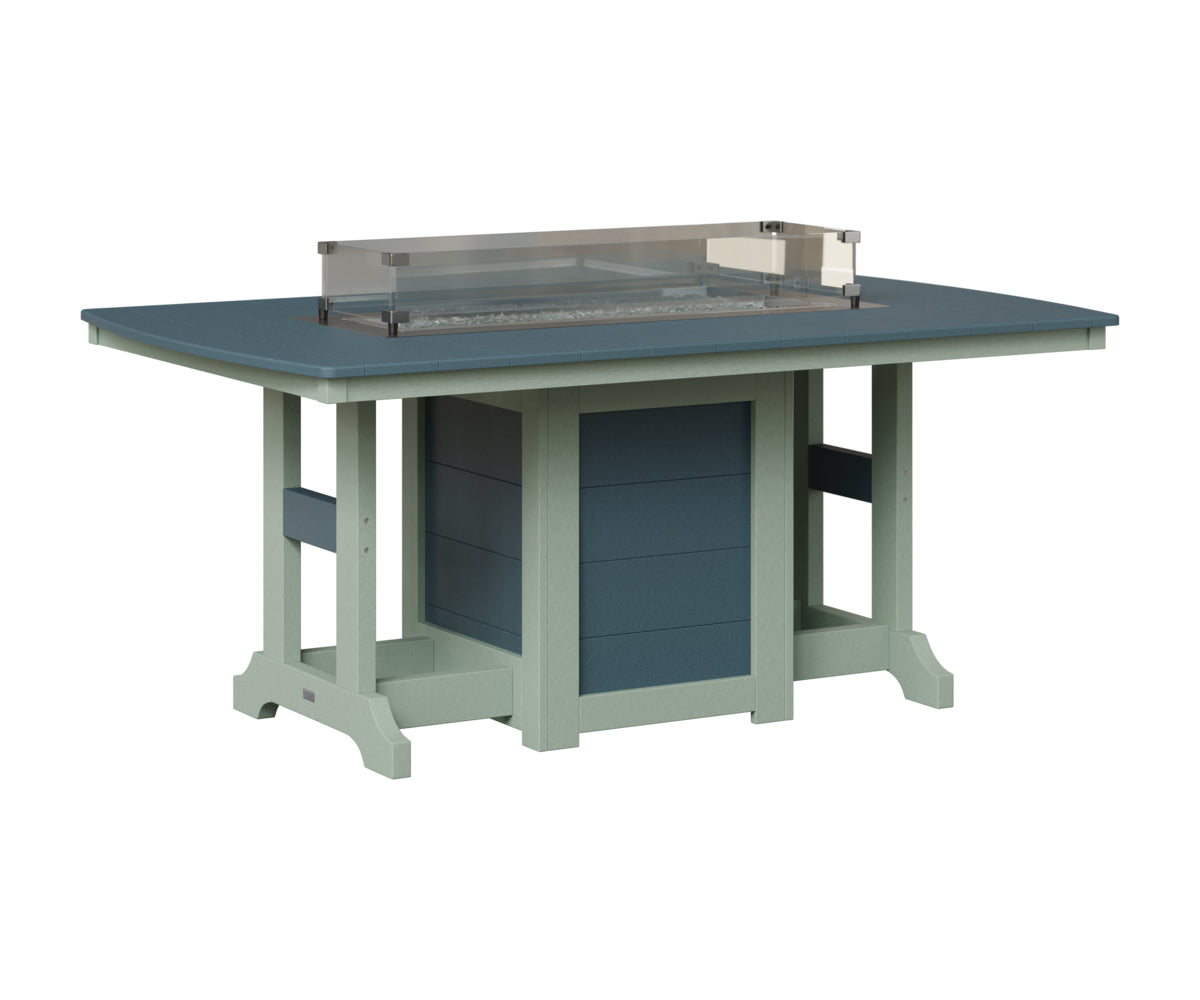 Garden Classic 44" x 72" Fire Table - Bar Height